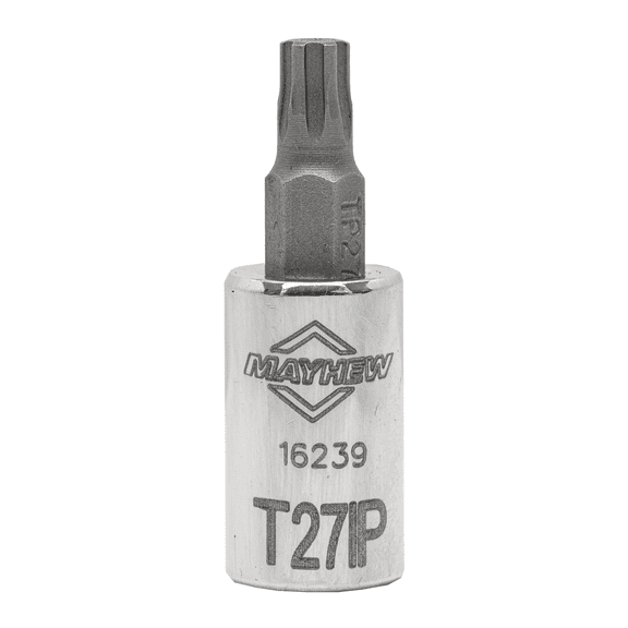 Mayhew Mayhew T27IP Torx Plus Short Insert Socket Bit, 1/4-Inch Drive