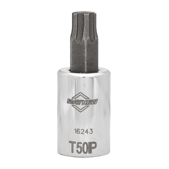 Mayhew Mayhew T50IP Torx Plus Short Insert Socket Bit, 3/8-Inch Drive