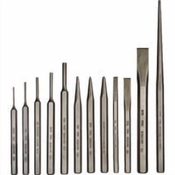 Mayhew Steel Products Mayhew Tools 12-Piece Punch and Chisel Set - Pack of 2 Bulk Buy Multipack