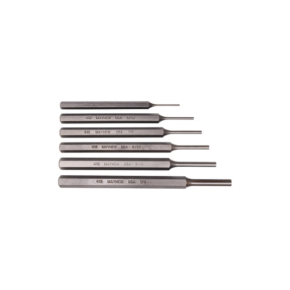 Mayhew Steel Products Mayhew Tools 6-Piece Pin Punch Set - Pack of 5
