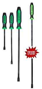 Mayhew Steel Products MH81476 Pry Bar, Green - 4 Piece