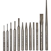 Mayhew Tools 12-Piece Punch and Chisel Set - Pack of 2 Heavy-Duty Construction, Professional Use