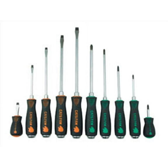 Mayhew Tools 66306 10 Pc. Capped End Screwdriver Set