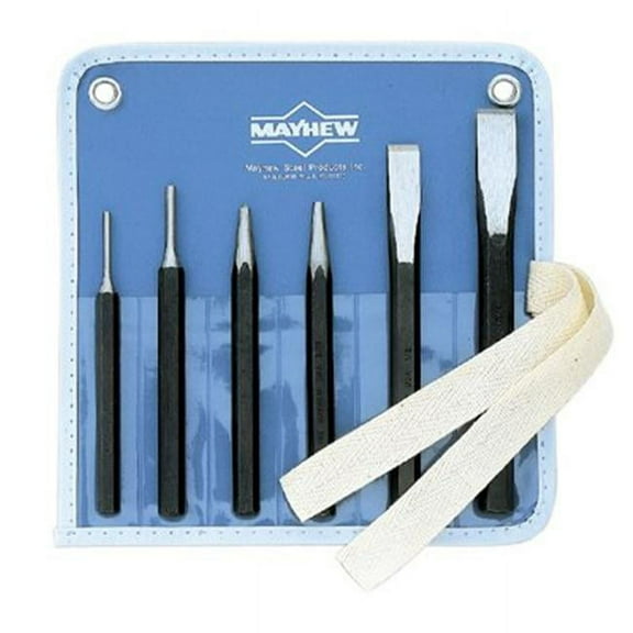 Mayhew Tools 751-K 6Pc Punch & Chisel