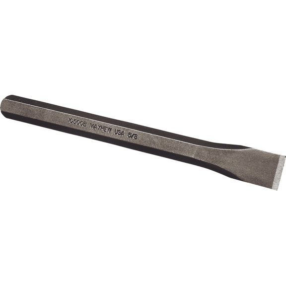 Mayhew Tools Cold Chisel - Single Pack  Heavy-Duty Construction, Professional Use