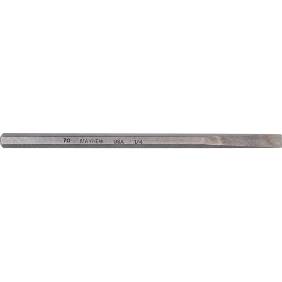 Mayhew Tools Cold Chisel - Single Pack  Heavy-Duty Construction, Professional Use