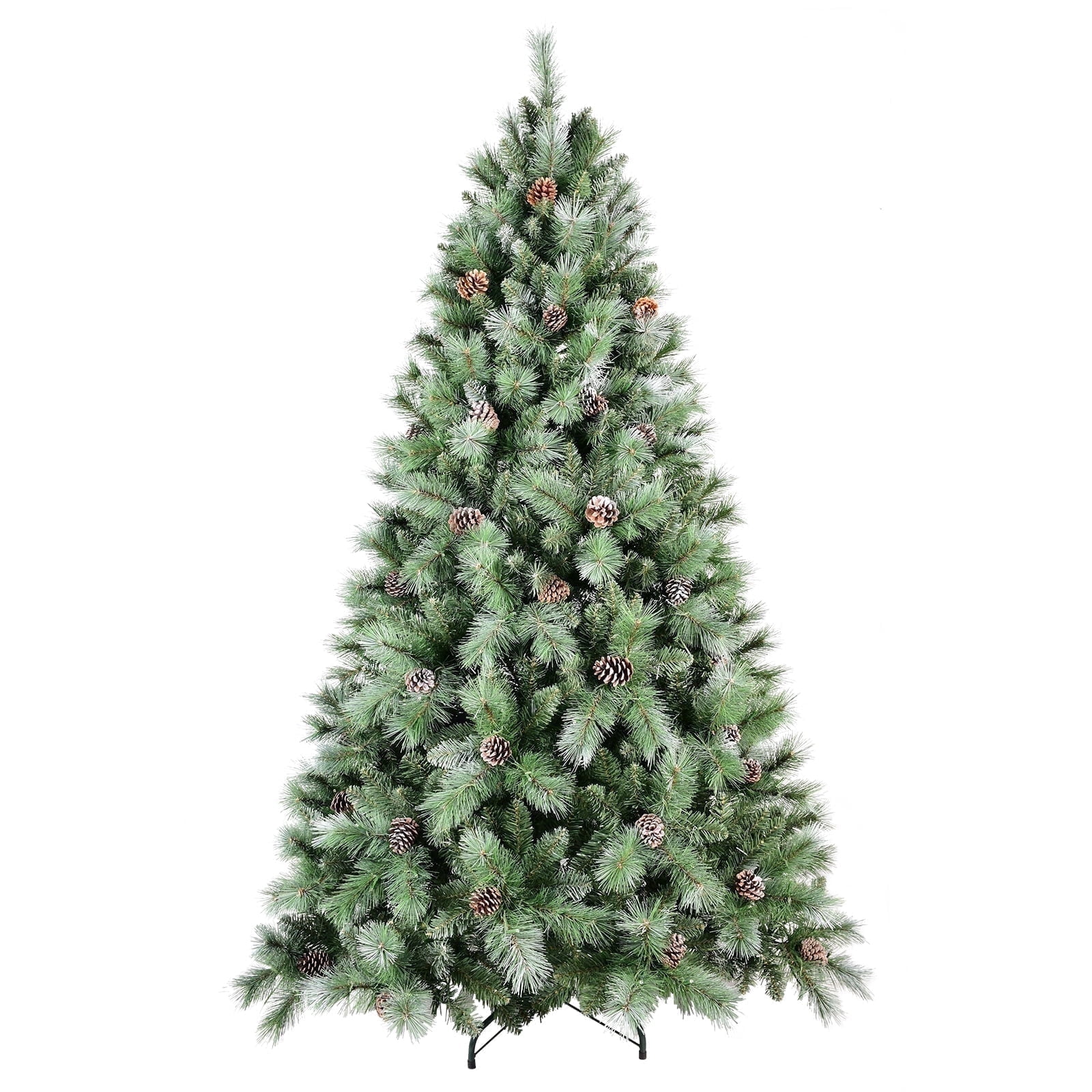 Mayhihi 6 FT Realistic Artificial Christmas Trees, Unlit Xmas Tree w ...