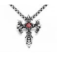 thumbnail image 2 of Gothic Double Dragon Cross Necklace For Men, Punk Dragon Sword Necklace Stainless Steel Dragon Cross Pendant Necklace 2 of 10