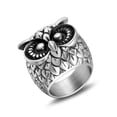 thumbnail image 1 of MayiaHey Owl Bird Ring, Big Eye Owl Ring Norse Viking Owl Head Ring for Men, Cute Owl Bird Ring Vintage Owl Animal Jewelry, Celtic Owl Ring Hip Hop Owl Ring Punk Owl Animal Ring, 1 of 4