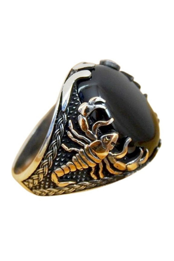 Scorpion Ring, Gothic Scorpion Ring for Men, Norse Viking Scorpion Amulet Ring Scorpion Animal Biker Jewelry, Celtic Scorpion Ring Hip Hop Scorpion Ring Punk Scorpion Animal Ring