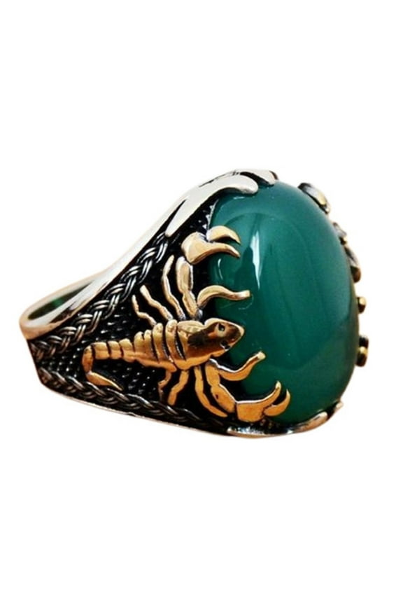 Scorpion Ring, Gothic Scorpion Ring for Men, Norse Viking Scorpion Amulet Ring Scorpion Animal Biker Jewelry, Celtic Scorpion Ring Hip Hop Scorpion Ring Punk Scorpion Animal Ring