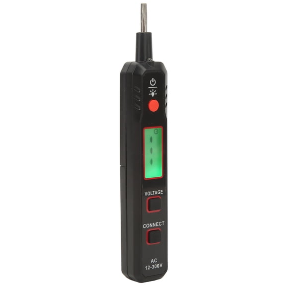 Mayilon HT89 Non Contact Voltage Tester Pen Electrical Detector Multimeter AC 12-300V Portable Tool for Home Circuit Inspection Reliable Proximity Sensor (16 cm / 6.3 inches) Black