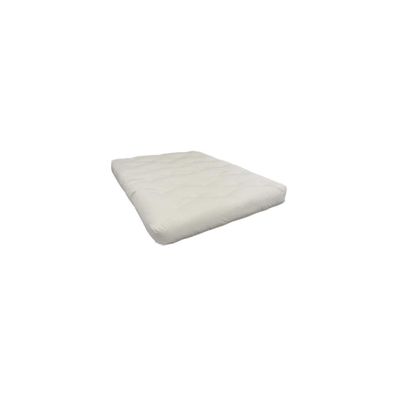 Maykoosh 8" Nordic 21X39 Twin Loveseat Ottoman Natural Futon Mattress