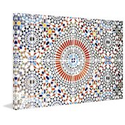 African Artifacts Canvas Wall Art - 30x45 inch Painting Print - Unique Home Decor Ready to Hang