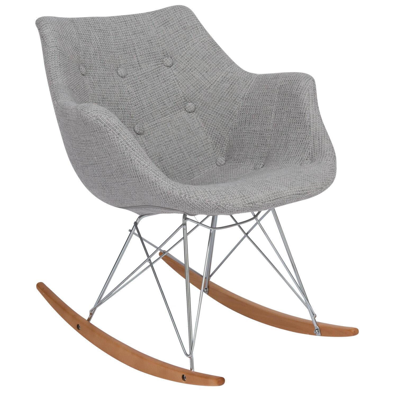 Rocking Chair - African Artistry Fabric Chair - Nursery & Kids Room Decor - Comfortable Seating