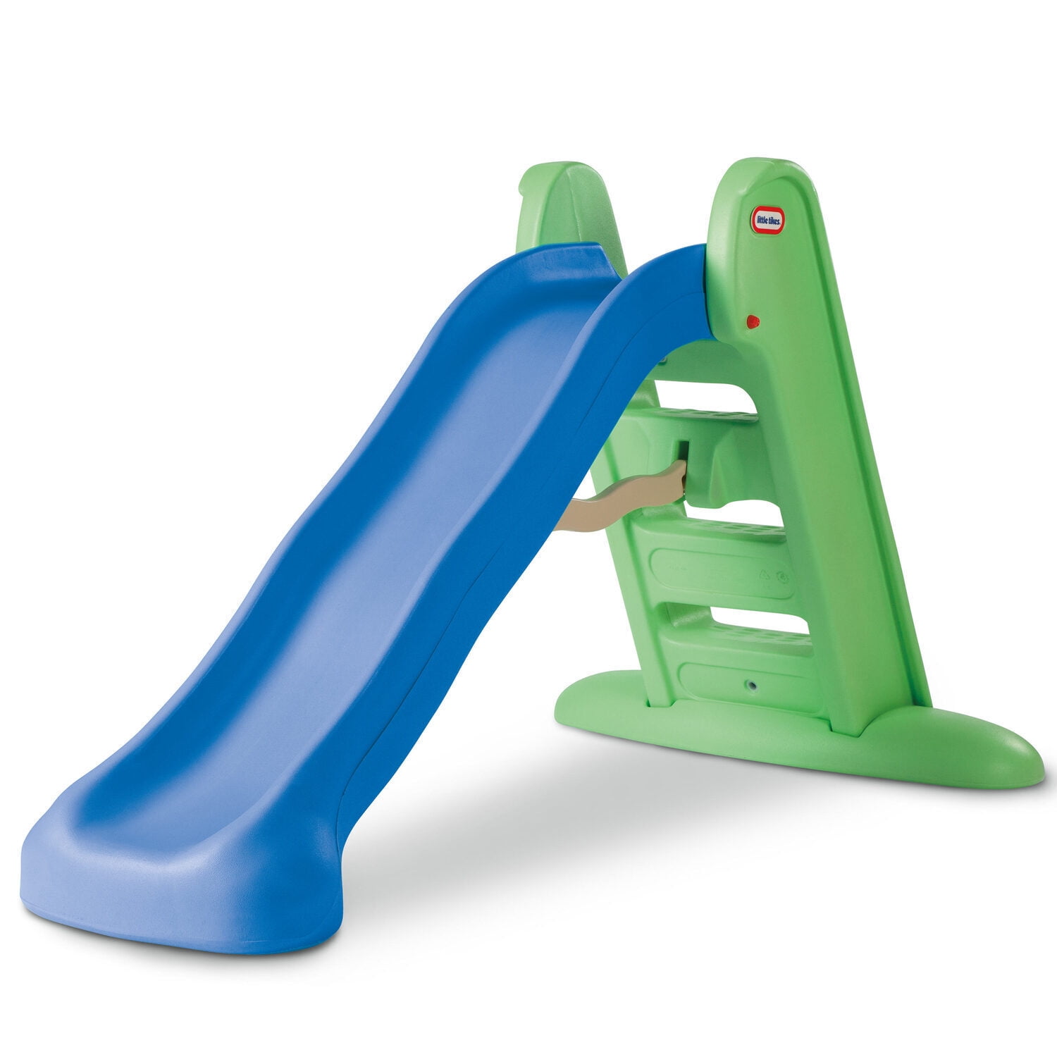Blue and Green Foldable Plastic Kids Slide