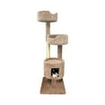 thumbnail image 1 of Maykoosh Artisanal Artistry Beige Cat Penthouse, 1 of 6