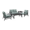 thumbnail image 1 of Outdoor Conversation Set Metal 5 Piece Patio Seating Set with Cushions, 1 of 8