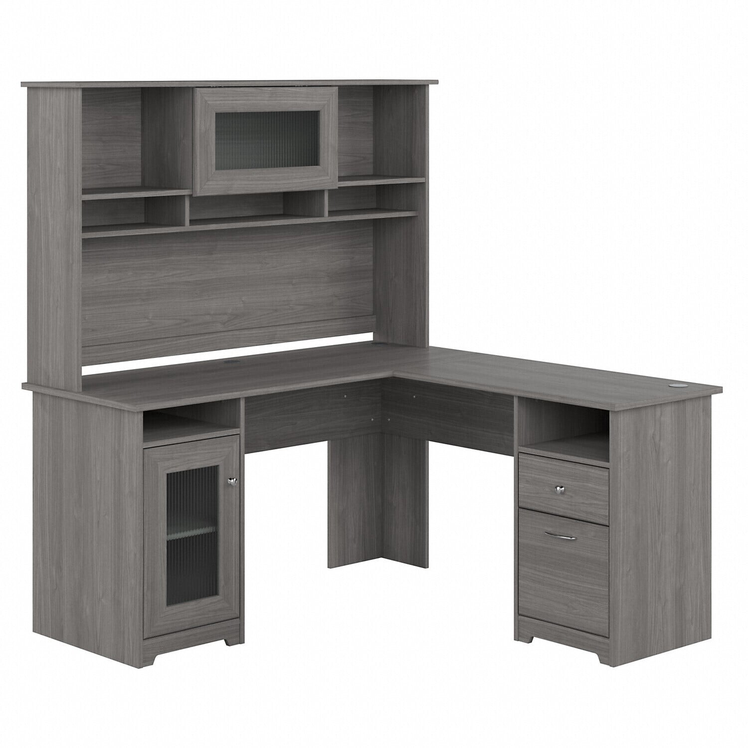Maykoosh Bohemian Bliss 60W L Shaped Computer Desk With Hutch And ...