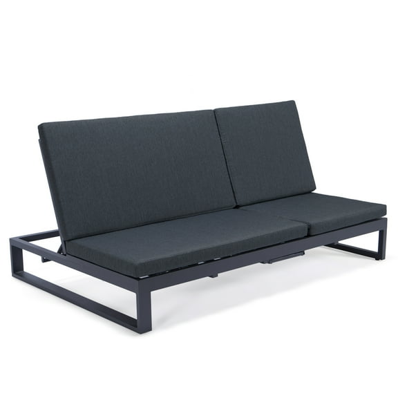 Outdoor Chaise Lounge Recliner Sofa - Double Lounge Chair with Cushions - Patio Furniture