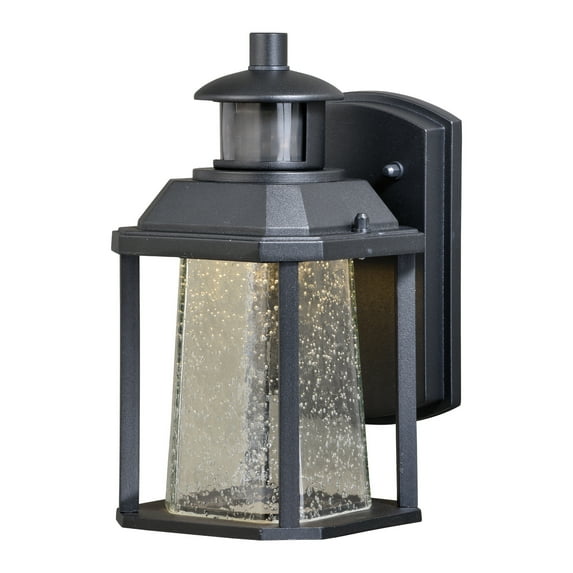 Outdoor Motion Sensor Wall Light - Bronze Finish, Energy Efficient, Dusk to Dawn Security Lighting