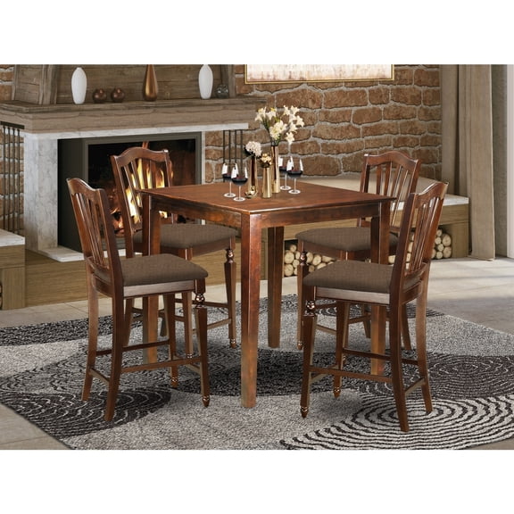 Maykoosh Contemporary Cool Height Set-Pub Table And Kitchen Chairs