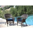 thumbnail image 1 of Wicker Patio Chairs Set of 2 with Cushions - Outdoor Furniture for Porch Deck Garden-Color:Espresso, 1 of 5