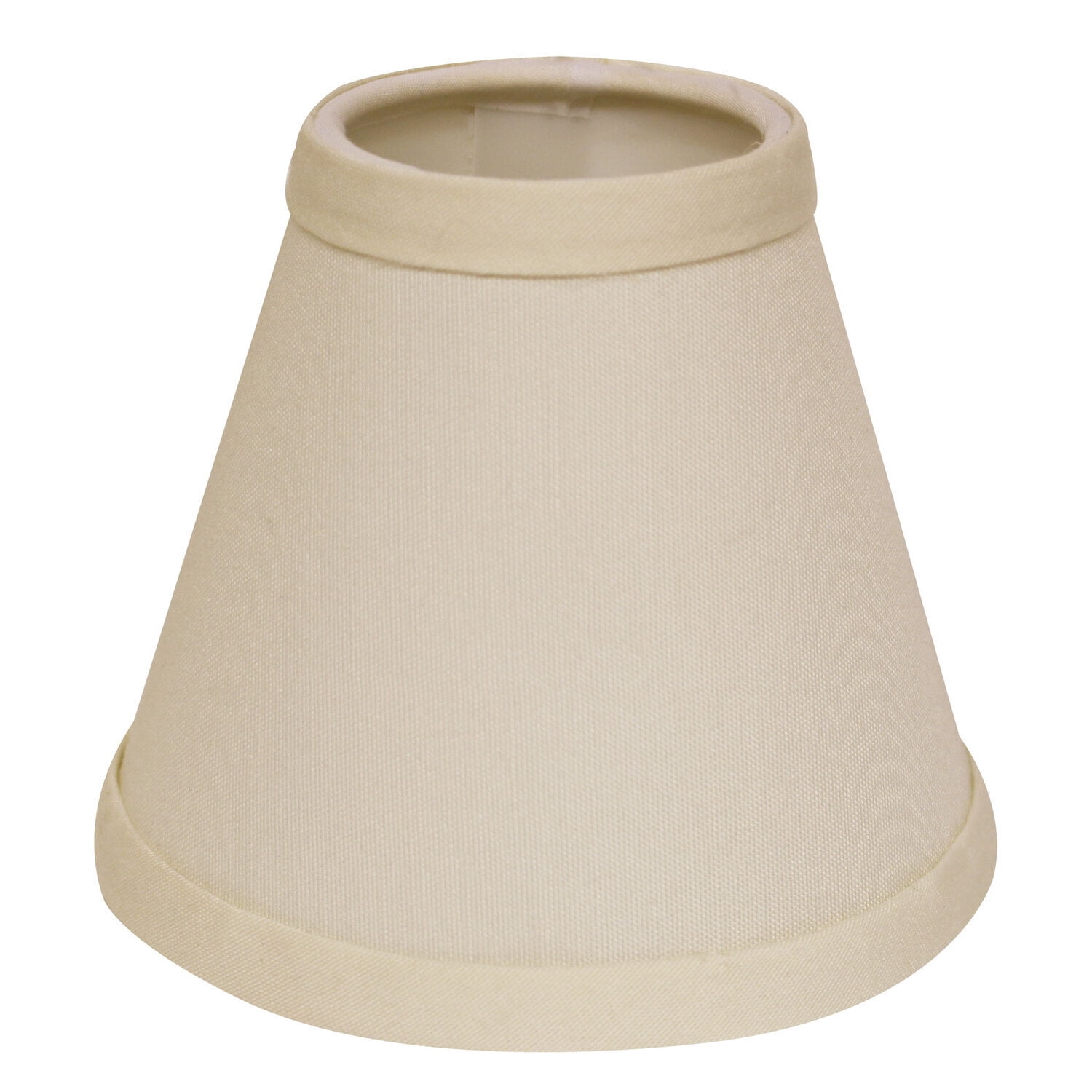 Maykoosh Country Cottage Slant Hardback Chandelier Lampshade with Flame Clip, Egg (Set of 6)