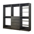 thumbnail image 1 of Maykoosh Closet System Customizible, Walk-In Wardrobe Organizer, Closet System with Hanging, Hanging Rods, Drawers, Heavy Duty-Color:Black,Size:Model ADE 3 Closet, 1 of 6