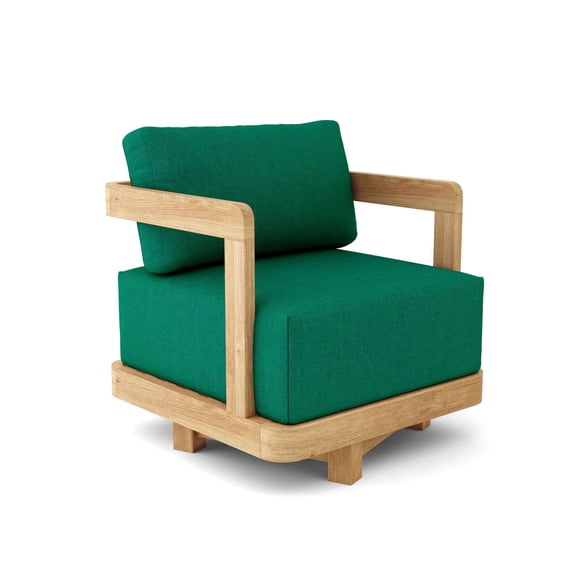 Farmhouse Swivel Armchair - Comfortable Accent Chair for Living Room, Bedroom, Office