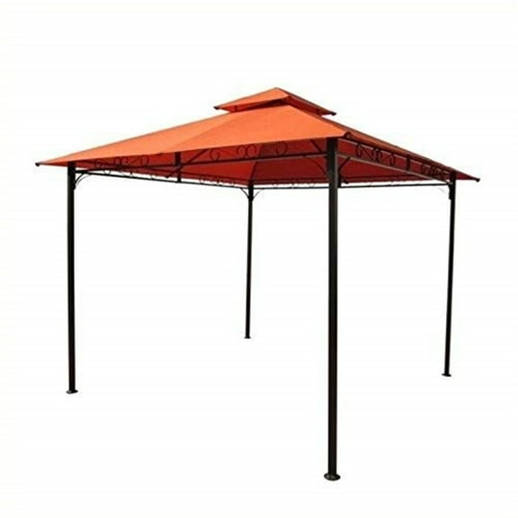 Square Vented Gazebo Canopy - Outdoor Party Tent, Event Shelter, Portable Sun Shade