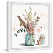 Handcrafted Haven Painting Print - Floral Art Wall Decor - Vivid Blooms Home Accent