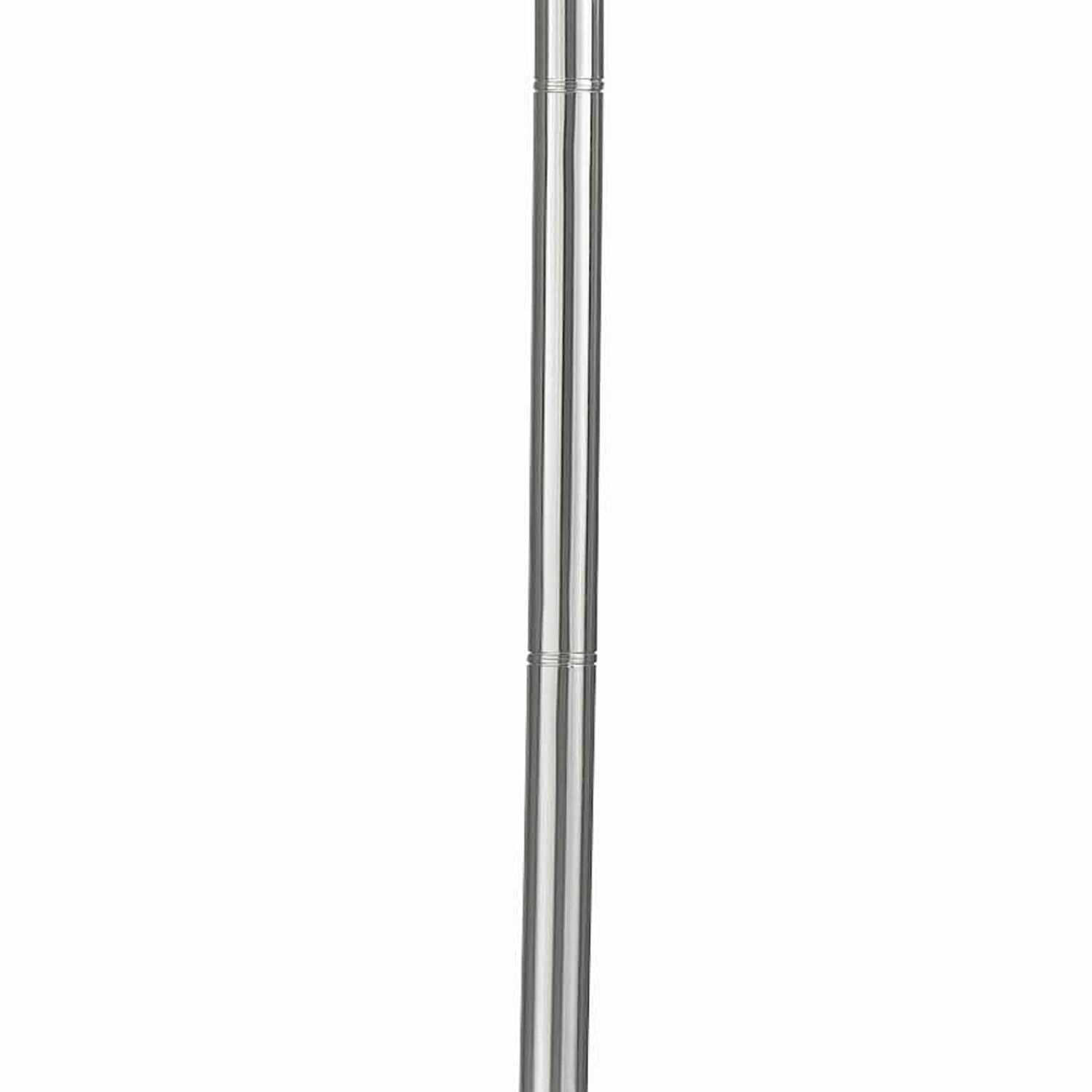 Elegant White Torchiere Floor Lamp with Frosted Glass and 3-Way Switch
