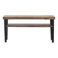 thumbnail image 1 of Modern Console Table Wood & Metal Entryway Table 98� Wide, 1 of 3