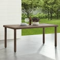 thumbnail image 1 of Outdoor Dining Table - Patio Table with Umbrella Hole - Modern Wicker Table - Durable Lawn Table - 67.5" Wide, 1 of 6