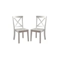 thumbnail image 1 of Maykoosh Medieval Majesty Wooden Armless Side Chair, White, Pack Of 2, 1 of 1