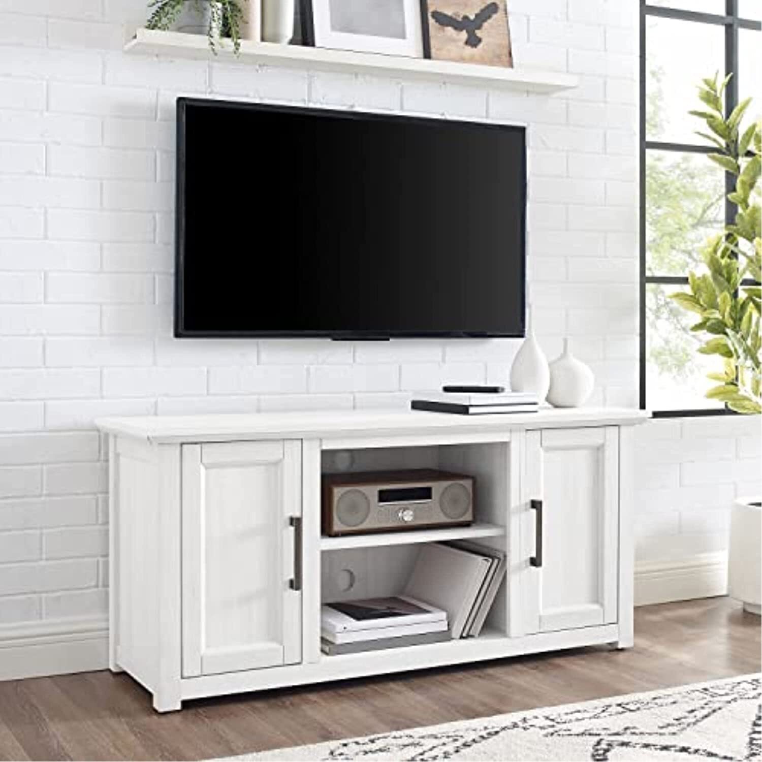 Maykoosh Medieval Moods 48" Low Profile Tv Stand Whitewash