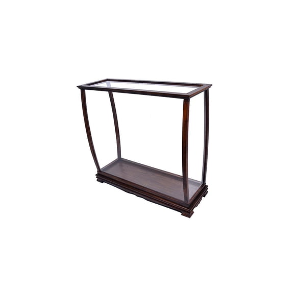 Top Display Case - Hardwood Showcase for Model Boats - Fully Assembled - 40" x 13"
