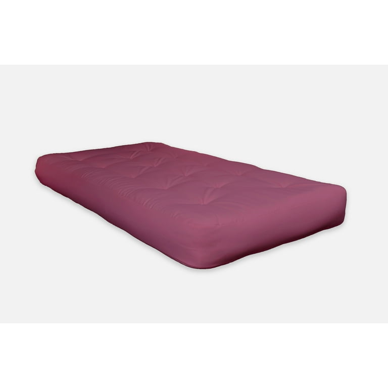 Maykoosh Modern Marvel 8 Ruby Red Double Foam Futon Mattress Full Size Mattress Sleep Supportive Pressure Relief 75 x 54 Walmart