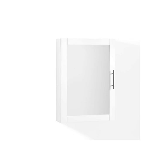 Modern Wall Mounted Mirrored Cabinet - Adjustable Shelf Storage - Bathroom Vanity Mirror - 6"D x 18"W x 26"H