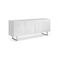 thumbnail image 1 of Neo-Classical Buffet Server - High Gloss Finish, Versatile Storage Console for Dining Room, Living Room, Media Center, 1 of 1