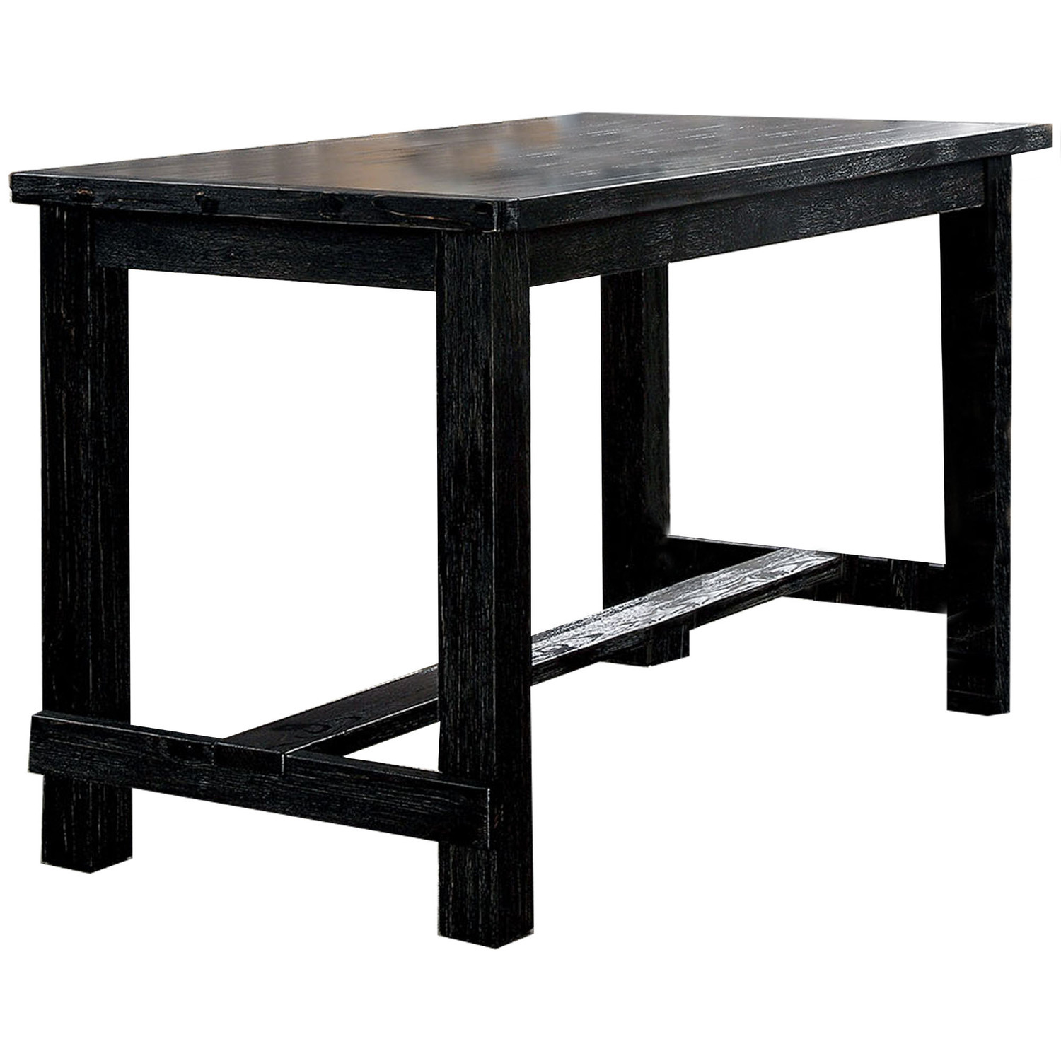 Maykoosh Rectangular Counter Height Table With Block Legs, Tribal ...