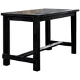 thumbnail image 1 of Maykoosh Rectangular Counter Height Table With Block Legs, Tribal Treasures Black, 1 of 5