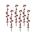thumbnail image 1 of Berry Twig Spray Set - 6 Red Berry Stems for Home Decor & Floral Arrangements, 1 of 1