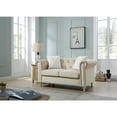 thumbnail image 1 of Loveseat Sofa, Modern Tufted Design, Micro Suede Velvet, Nailhead Accent, Comfortable Seating, 60 Inch, 1 of 9