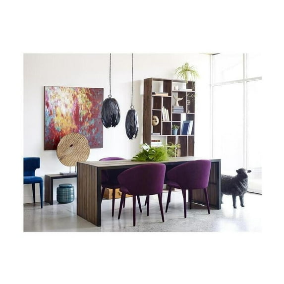 Walnut Shelf - Large Solid Wood Display Unit - Modern Home Decor
