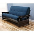 thumbnail image 1 of Maykoosh Coastal Cool Futon Frame/Espresso Finish/Suede Navy Mattress, 1 of 6