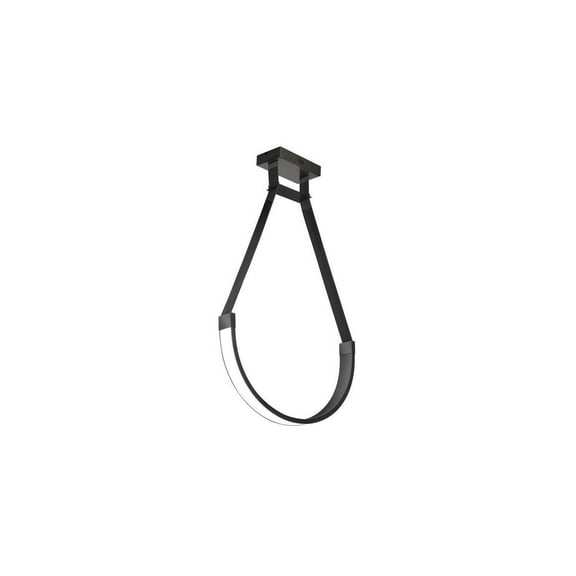Maykoosh Zen Zone Pendant Matte Black With White Silicone Diffuser