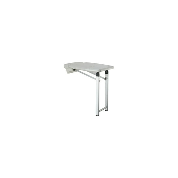 Folding Shower Seat - Stainless Steel, Space Saving Design, 330lb Capacity