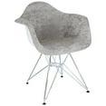 thumbnail image 1 of Velvet Accent Chair - Modern Eiffel Base Living Room Chair - Stylish Comfortable Armchair, 1 of 7